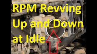 Causes When Engine RPM Revving Up and Down at Idle While Parked or Stopped [upl. by Nari]