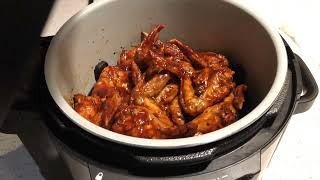 The BEST BBQ Chicken Wings  Ninja Foodi Recipes [upl. by Kiefer]