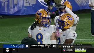 Pitt QB Kenny Pickett SICK Fake Slide TD Run vs Wake Forest  2021 College Football [upl. by Sigismund]