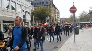 Großdemo Mannheim Paradeplatz 151022 [upl. by Inhsor]