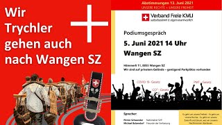 Podiumsgespräch 5Juni Wangen SZ Organisator Verband freie KMU [upl. by Tav]