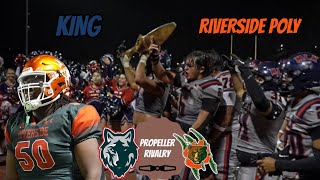 PROPELLER RIVALRY GAME KING HIGH SCHOOL VS RIVERSIDE POLY 🛩️ [upl. by Etireuqram]