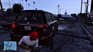 GTA V GTA 5  Grove Street Gang Fight With Rap Music [upl. by Ahsenre273]