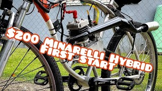 Motorized Bike Minarelli hybrid first start [upl. by Fay]