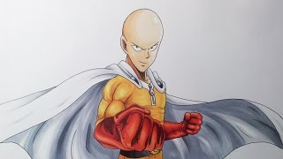 Drawing Saitama from OnePunchMan [upl. by Collen]