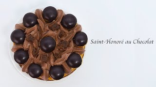 초콜릿 쌩토노레 SaintHonoré au Chocolat SUB ENFR Caramel Streusel [upl. by Ainuj]