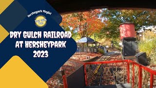 Dry Gulch Railroad  Hersheyparks Halloween Back Row [upl. by Arabel]