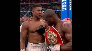 Respect 🤝 Anthony Joshua And Daniel Dubois Embrace At Final Bell [upl. by Cleodal]