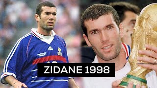 ANALYSIS  Zidanes Astonishing Performance in the 98 Cup  FOOTBALL LEGEND [upl. by Thedric]