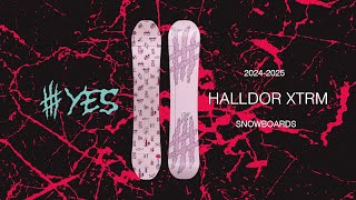 YES Snowboards 2425 Halldor XTRM [upl. by Nostets]