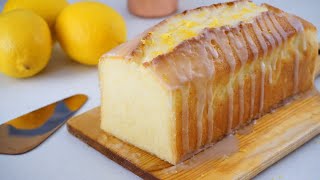 Super Moist And Velvety Lemon Loaf Cake [upl. by Ennaitsirk374]