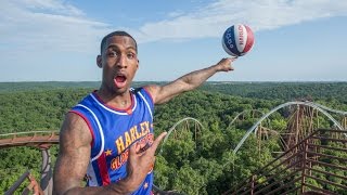 Trick Shot Trifecta  Harlem Globetrotters [upl. by Gay150]