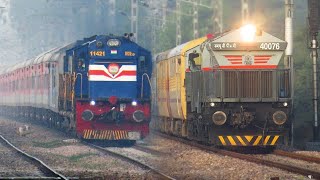 Back to Back Aggressive Diesel Trains on Delhi  Jaipur Line Indian Railways [upl. by Sitelc]