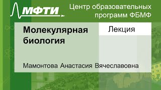 Молекулярная биология Мамонтова А В 25112021г [upl. by Htevi]