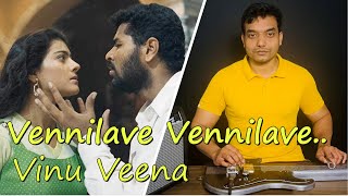 VENNILAVE VENNILAVE COVER SONG in VINU VEENA  A R RAHMAN I Minsara Kanavu Tamil Movie Song [upl. by Astiram]