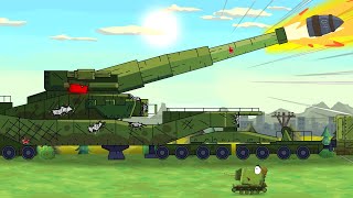 Shot of the Soviet Dora  Cartoons about tanks [upl. by Egief]