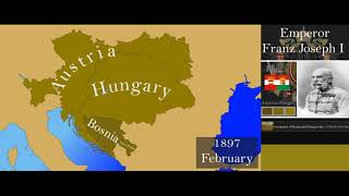 The History Of Austria Hungary Every Month [upl. by Aizirk]