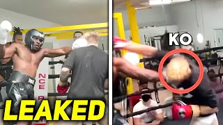 quotUNSEENquot Mike Tyson VS Jake Paul LEAKED SPARRING FOOTAGE [upl. by Renee]