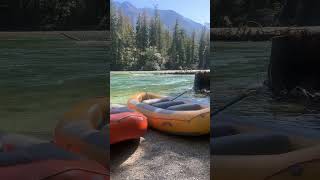 White water rafting today Travel Outdoors Rafting Washington NorthCascades River [upl. by Eyssej256]