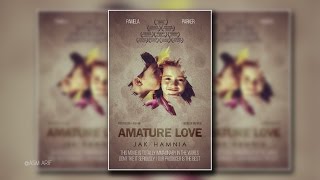 Photoshop cc Tutorial How to make romantic movie poster [upl. by Earissed536]