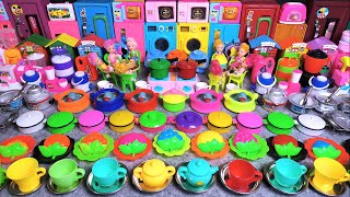 8 Minutes Satisfying with Unboxing Hello Kitty Sanrio Kitchen Set  Tiny ASMR Mini Cute Kitchen Set [upl. by Iliram930]