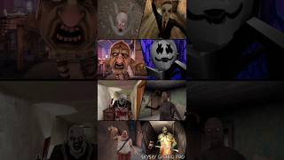 Slendrina Child Vs Evil Doll Vs Witch Cry Vs Mask Spider Mom Vs Psychopath Vs Grandpa Vs Mr Meat [upl. by Eatnuahs]