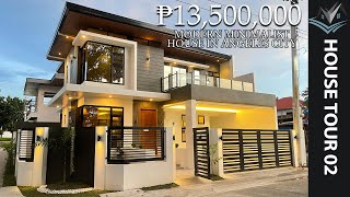 HOUSE TOUR 02  Modern Minimalist Design House in Angeles City Pampanga [upl. by Freudberg]