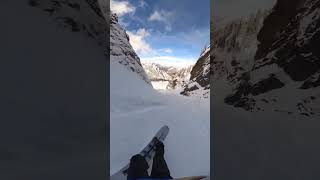 679 MPH on a splitboard 🤯🏎💨 shorts snowboarding splitboarding R Max Djenohan [upl. by Koal]