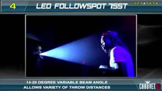 CHAUVET POURSUITE LED FOLLOWSPOT 75 [upl. by Lihas]