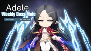 MapleStory Adele아델 Weekly Boss Mule Part1 [upl. by Neural]