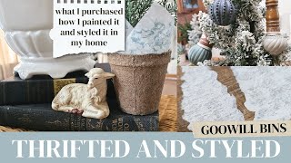 Goodwill Thrift Store Christmas Decor Ideas • Festive Holiday Decor on a Budget [upl. by Dragon]