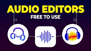 3 Best FREE Audio Editing Softwares for PC ✔ [upl. by Carney]