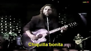 CHIQUILLA BONITA con letra Los Bukis [upl. by Neyuh]