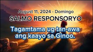 August 11 2024  Domingo  Salmo Responsoryo salmo salmoresponsoryo [upl. by Lapo]