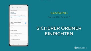 Sicherer Ordner einrichten  Samsung Android 11  One UI 3 [upl. by Ahsatsan]