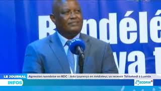 AGRESSION RWANDAISE EN RDC  JOAO LOURENÇO EN MEDIATEUR RECEVRA TSHISEKEDI A LUANDAentrepreneur [upl. by Amasa]