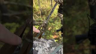 Tethrd phantom with the panic button hunting deerhunting westvirginia deer archery tethrd [upl. by Aennil]