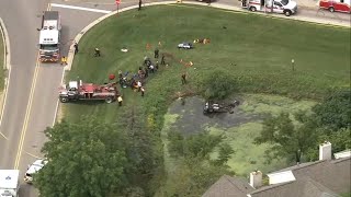 LIVE Chopper over emergency response at Wauconda pond [upl. by Celle164]