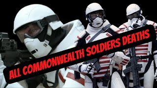 The Walking Dead All Commonwealth soldiers Deaths [upl. by Eulau]