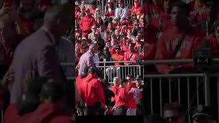 The ‘14 Buckeyes championship team carries coach Urban Meyer off field ohiostate collegefootball [upl. by Ahsemrac]