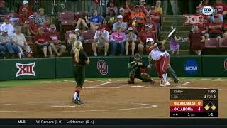 Oklahoma State vs Oklahoma Softball Highlights  May 2 [upl. by Gnouhc475]