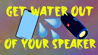 Water Out Of Speaker Sound Effect 💦  STRONG VIBRATION 40 MINS [upl. by Nosaes535]