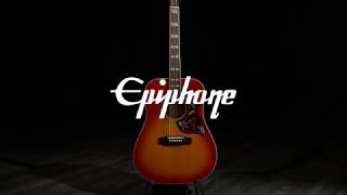 Epiphone Hummingbird Pro Electro Acoustic  Gear4music demo [upl. by Cran597]