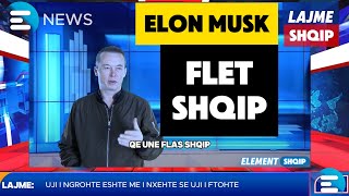 Elon Musk flet Shqip duke reaguar per videon e tij ne internet deepfake [upl. by Adnolat756]