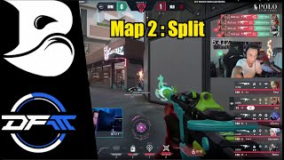 FNS reacts to BLEED vs DFM  Map 2  Champions Tour 2024 Pacific Stage 1 [upl. by Bradford691]