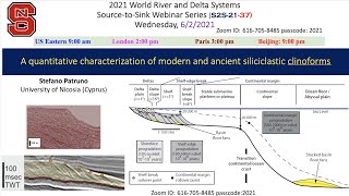 S2S2137 modern and ancient siliciclastic clinoforms Stefano Patruno 6221 [upl. by Gemini]