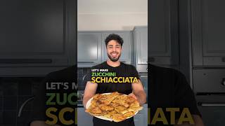 Zucchini Sciacciata  Italian zucchini flatbread [upl. by Saire372]