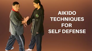 Aikido Self Defense Techniques  Using Attackers Force Against Them [upl. by Amis]