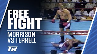 A Young Tommy Morrison 1st Round Knockout of Terrell  FREE FIGHT [upl. by Giannini]