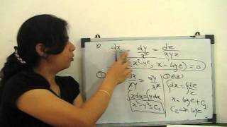 symmetrical form of simultaneous differential equations [upl. by Asserak]